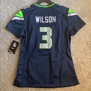 NFL Seahawk women’s jersey.